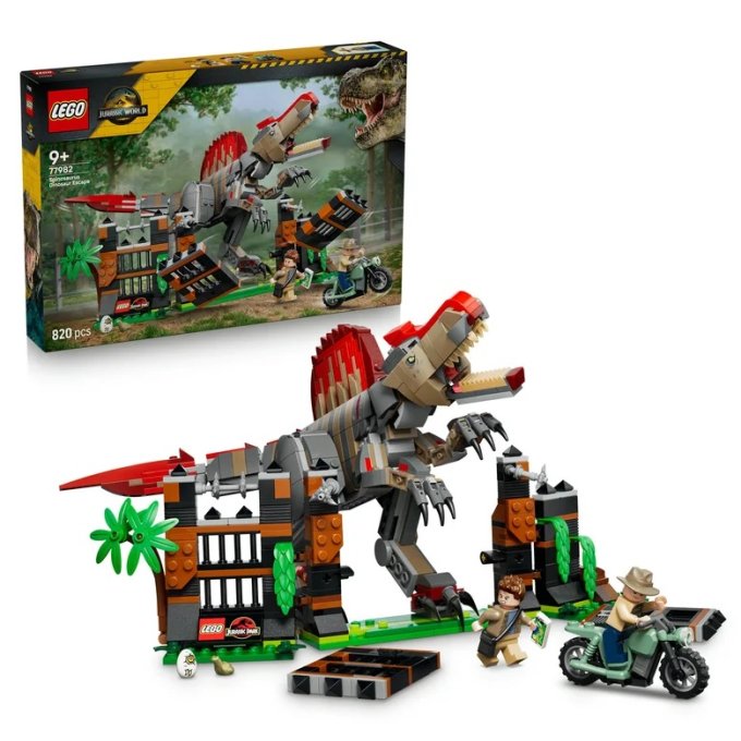 77982 Lego Jurassic World - Útek dinosaura spinosaura