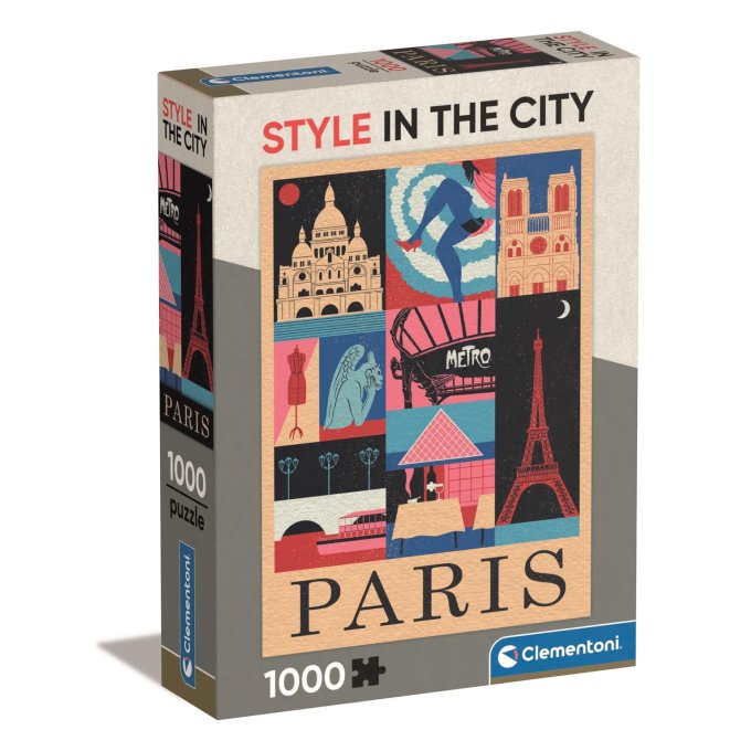 Puzzle 1000 – Štýl v meste Paríž