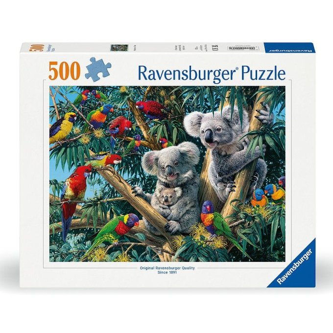 Puzzle 500 - Koaly na strome