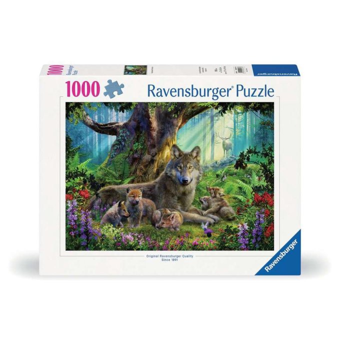 Puzzle 1000 – Vlci v lese