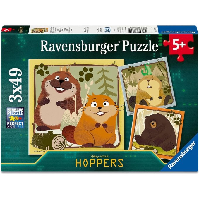 Puzzle 3x49 - Skokani