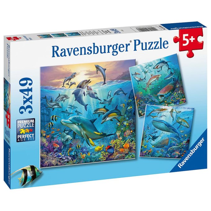 Puzzle 3x49 - Podmorský svet
