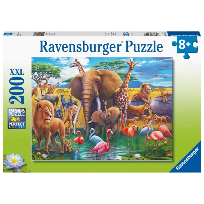 Puzzle 200 XXL – Zvieratá v Afrike
