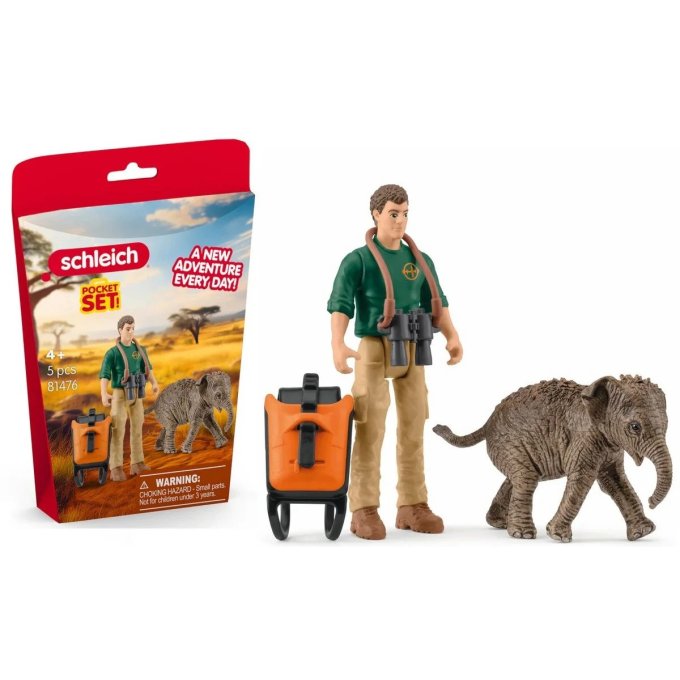 Schleich - Bádateľ na výprave 81476