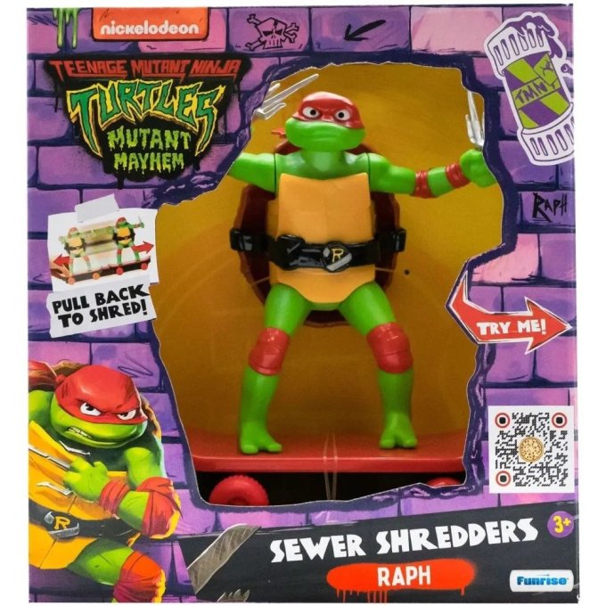 Ninja Turtles - Raph so skateboardom