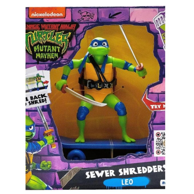 Ninja Turtles - Leo so skateboardom