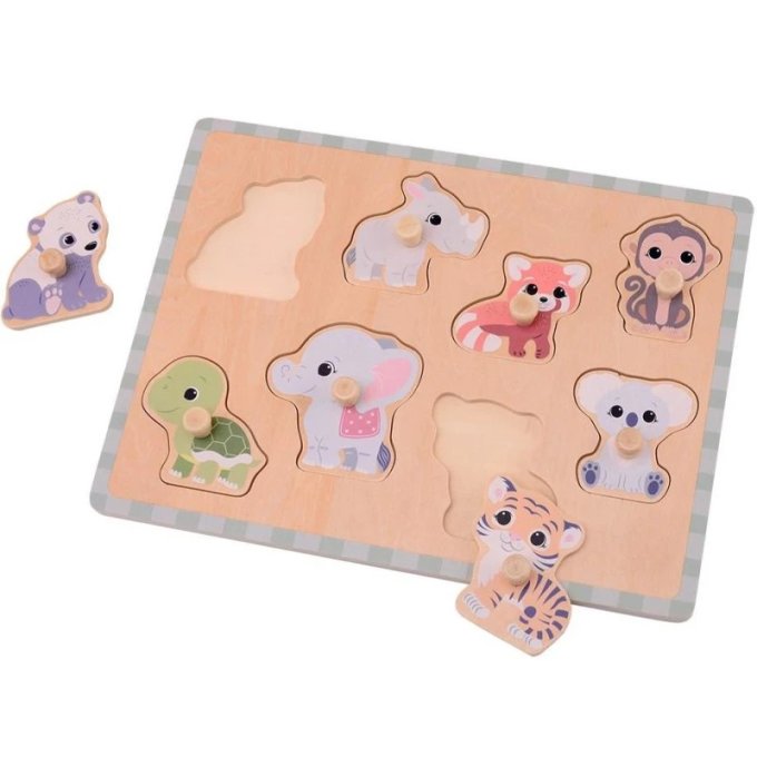 Drevené puzzle – Zvieratká