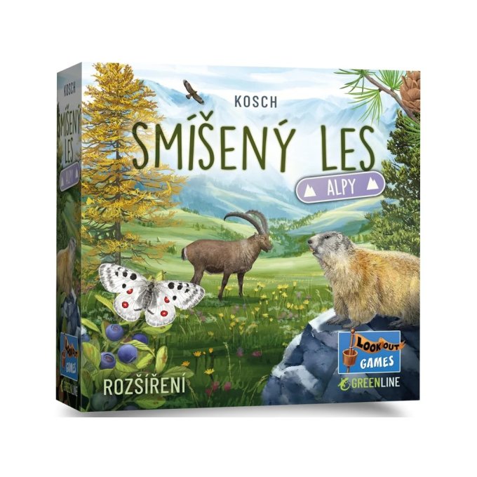 Hra – Zmiešaný les: Alpy