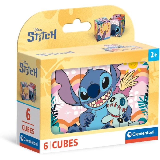 Stitch - Obrázkové kocky 6 ks