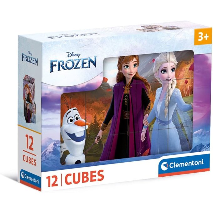 Disney Frozen - Obrázkové kocky 12 ks