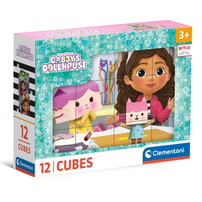 Gabby´s Dollhouse - Obrázkové kocky 12 ks