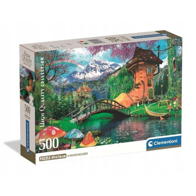 Puzzle 500 – Dom v starej topánke