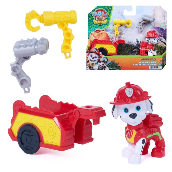 Paw Patrol Dino - Marshall s vozíkom