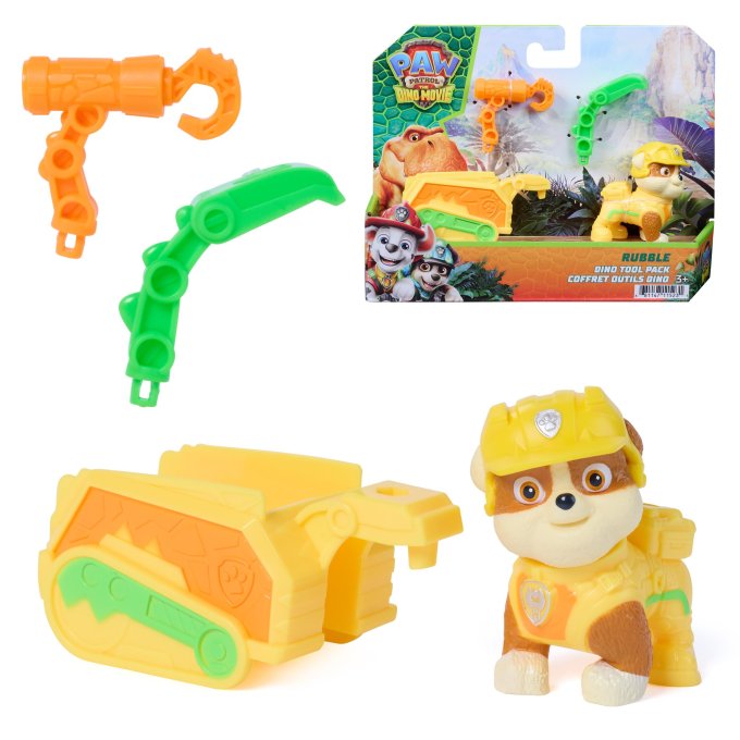 Paw Patrol Dino - Rubble s vozíkom