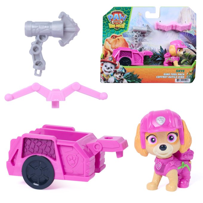 Paw Patrol Dino - Skye s vozíkom