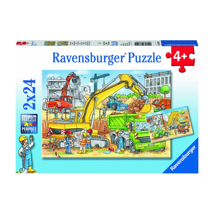 Puzzle 2x24 - Pracovné stroje