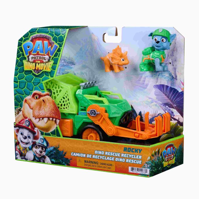 Paw Patrol Dino - Rocky s vozidlom