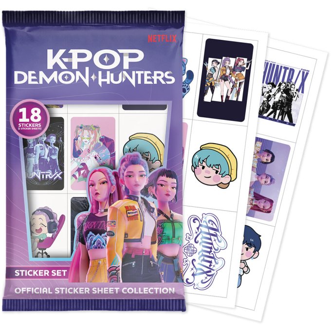 K-Pop Demon Hunters - Samolepky
