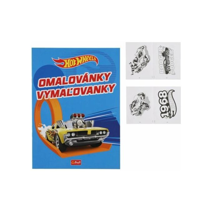 Hot Wheels - Maľovanky