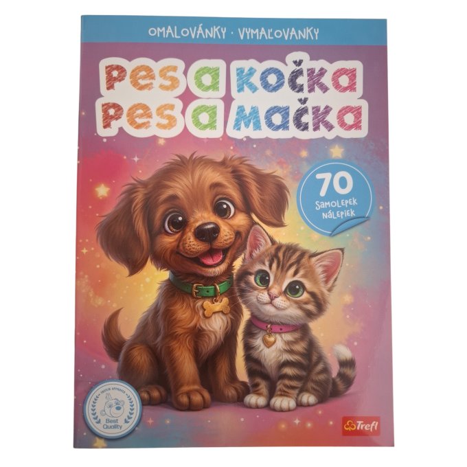 Maľovanky - Pes a mačka