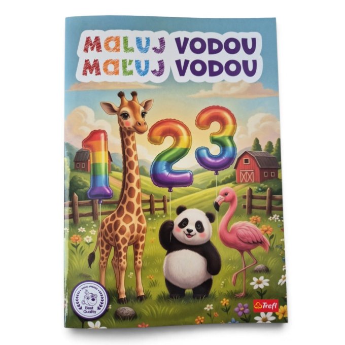 Čísla - Maľovanie vodou
