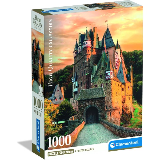 Puzzle 1000 - Zlatá hodinka na hrade Eltz