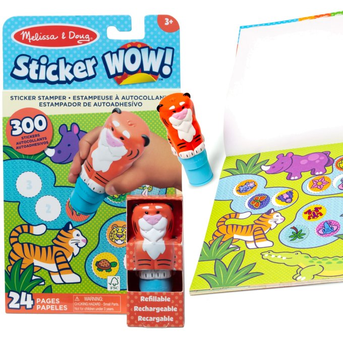 Melissa & Doug - Nálepky s davkovačom