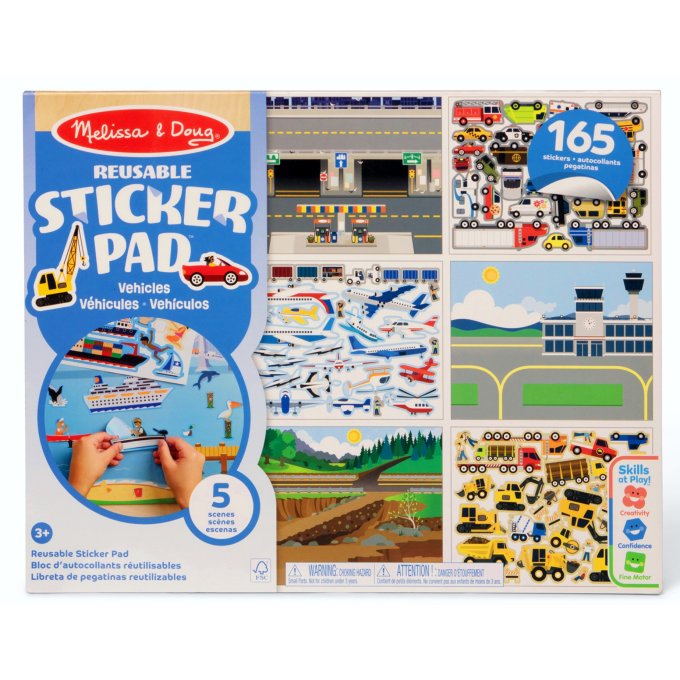 Melissa & Doug - Opakovane použiteľné nálepky