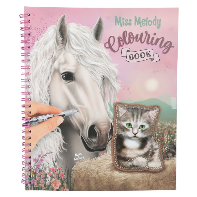 Miss Melody - Maľovanky s nálepkami