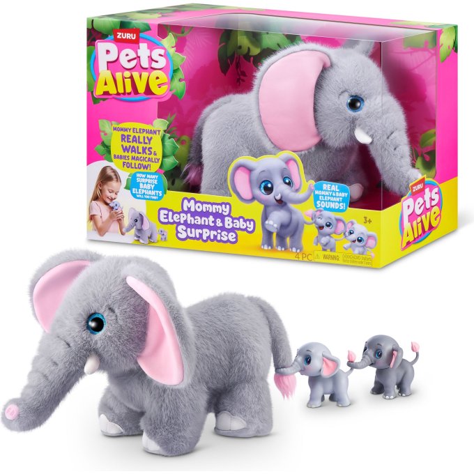 Pets Alive – Mama slonica a sloníčatá