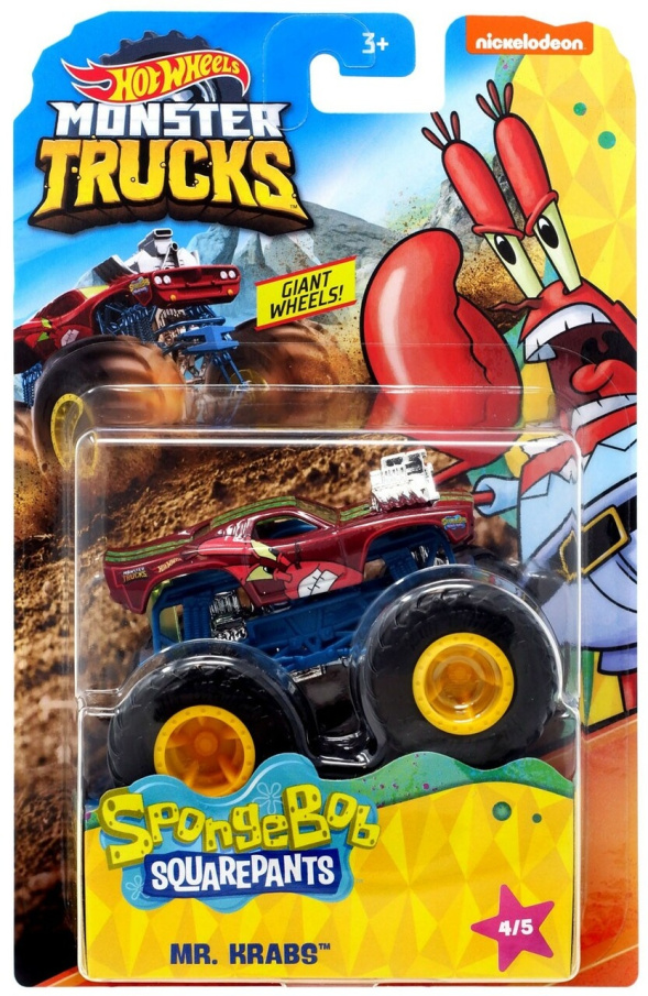Hot Wheels – Monster Trucks Super Mario Mr. Krabs