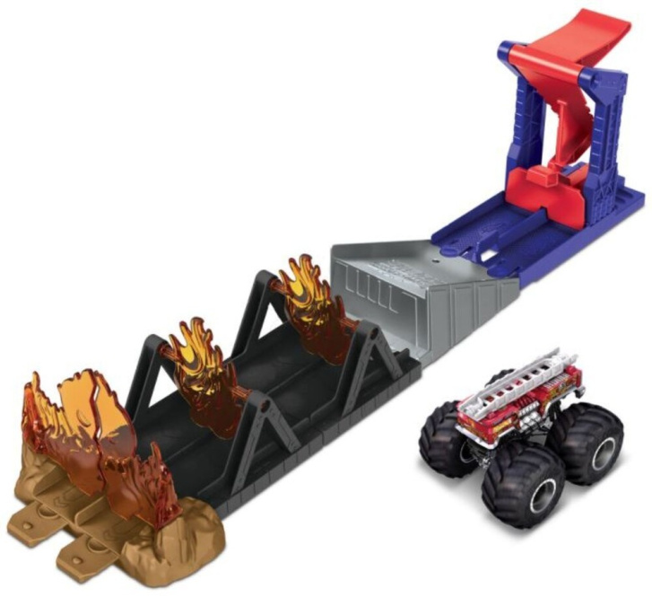 Hot Wheels – Monster Truck dráha Fire Through