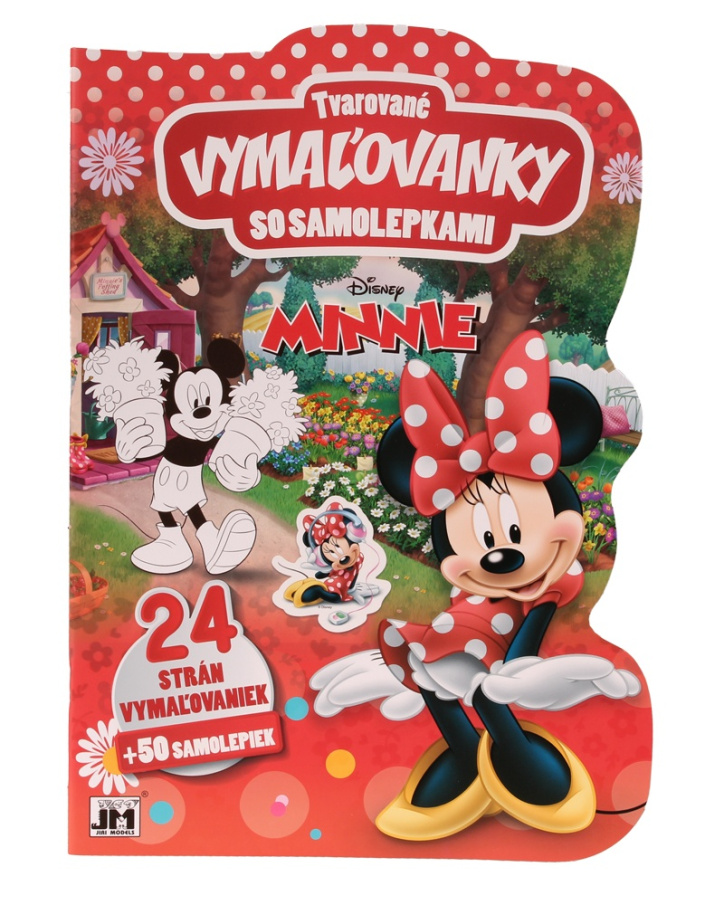 Minnie Mouse – Tvarované vymaľovanky