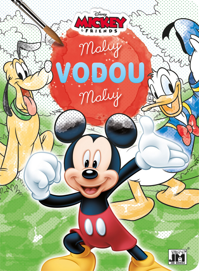 Mickey Mouse – Maľovanie vodou