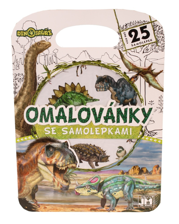 Omaľovánky so samolepkami – Dinosaury