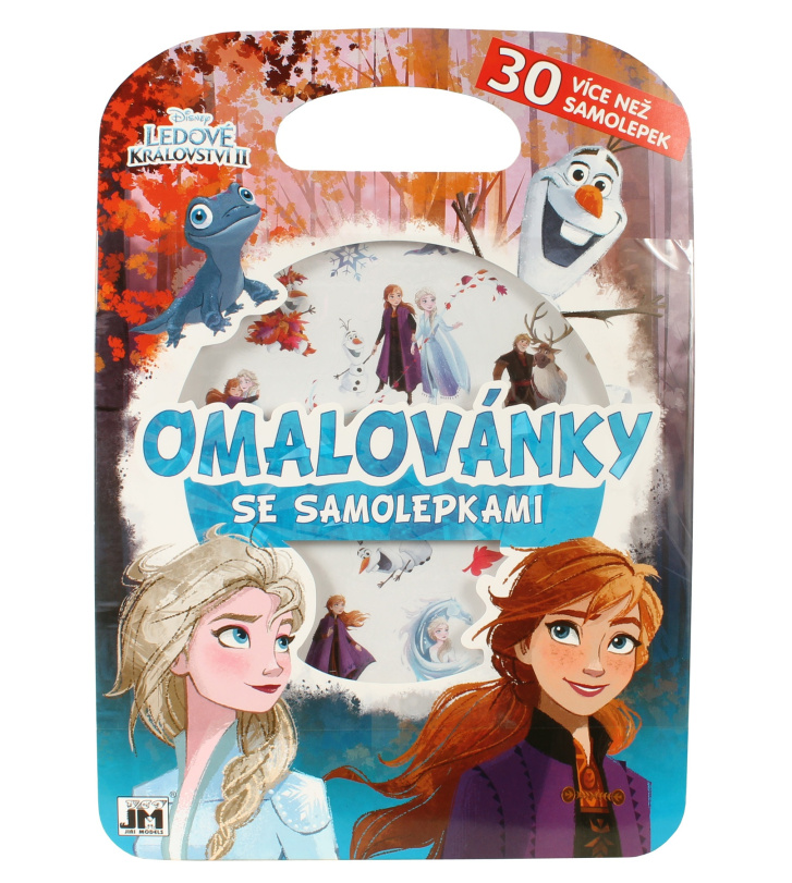 Ľadové kráľovstvo 2 - Vymaľovanky + samolepky