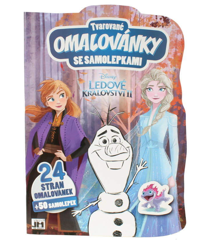 Ľadové kráľovstvo 2 - Vymaľovanky + samolepky