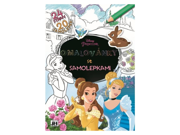 Disney Princess – Maľovanky so samolepkami