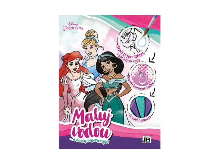Disney Princess – Maľuj vodou