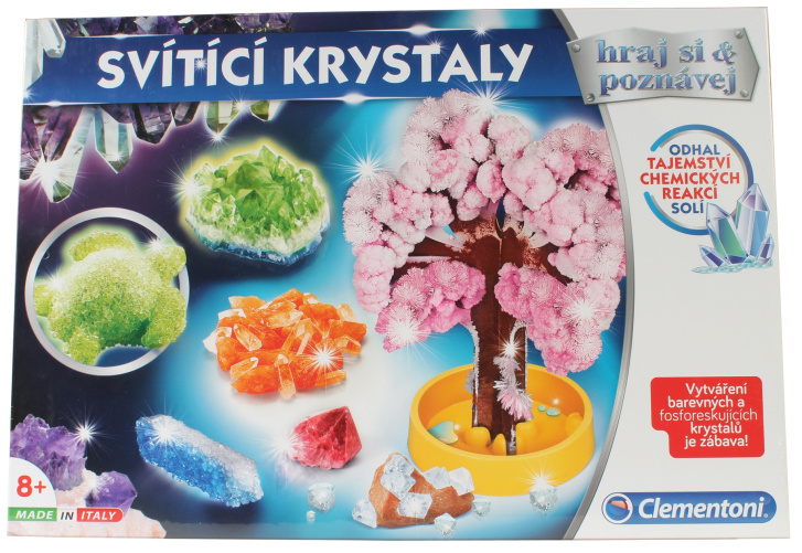 Výroba svietiacich kryštálov