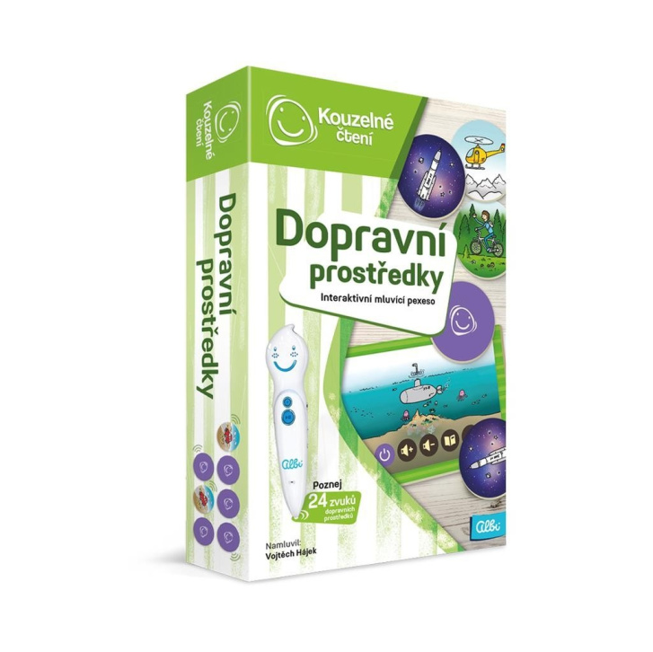 Kouzelné čtení - Pexeso Dopravní prostředky