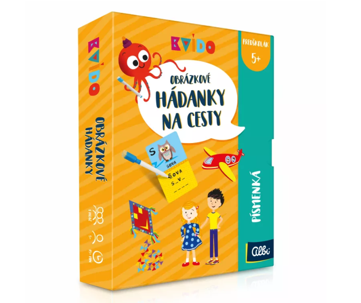 Kvído - Hádanky na cesty - Písmenká