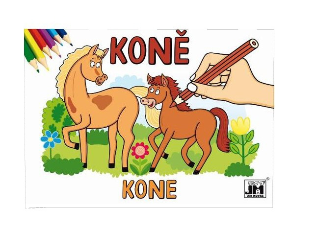 Vymaľovánka kone