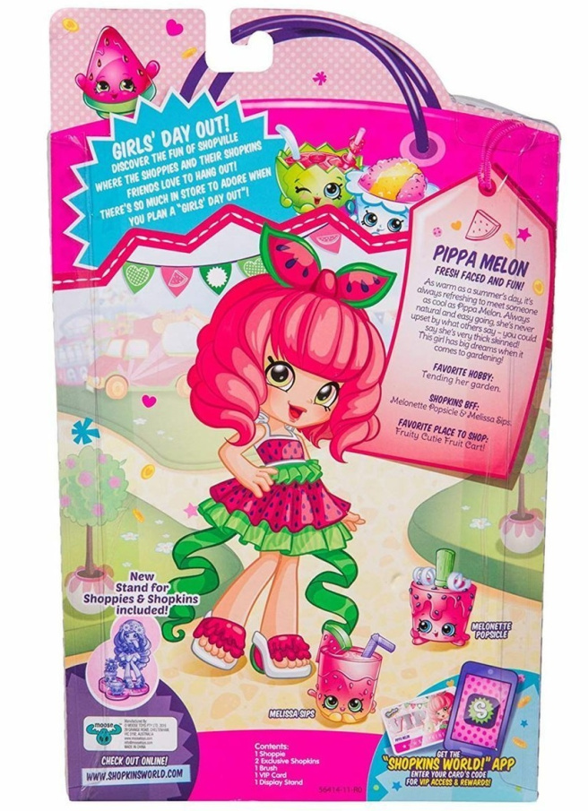 Shopkins Shoppies - Bábika Pippa Melon