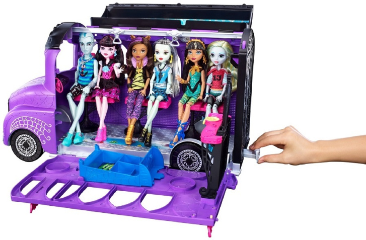 Monster High - Deluxe školský autobus