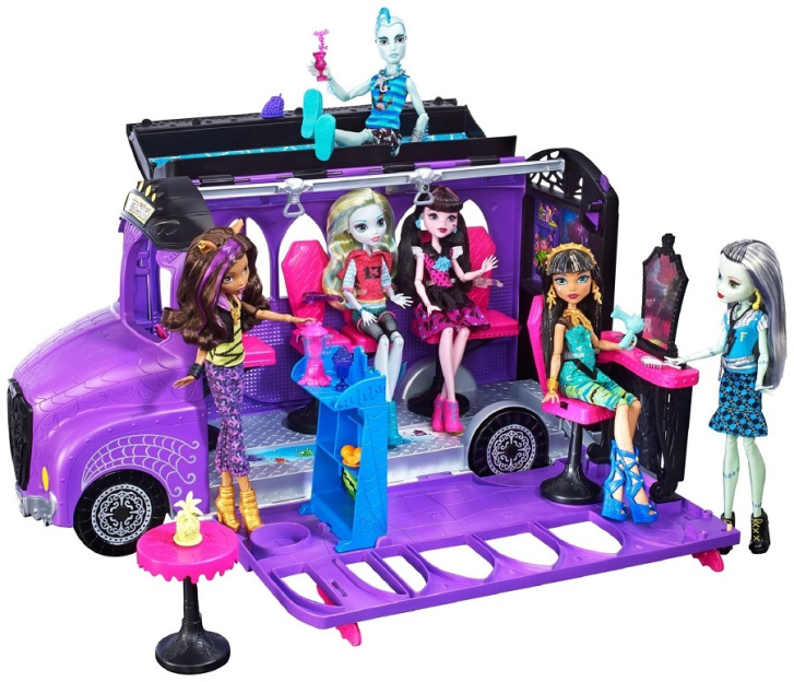 Monster High - Deluxe školský autobus