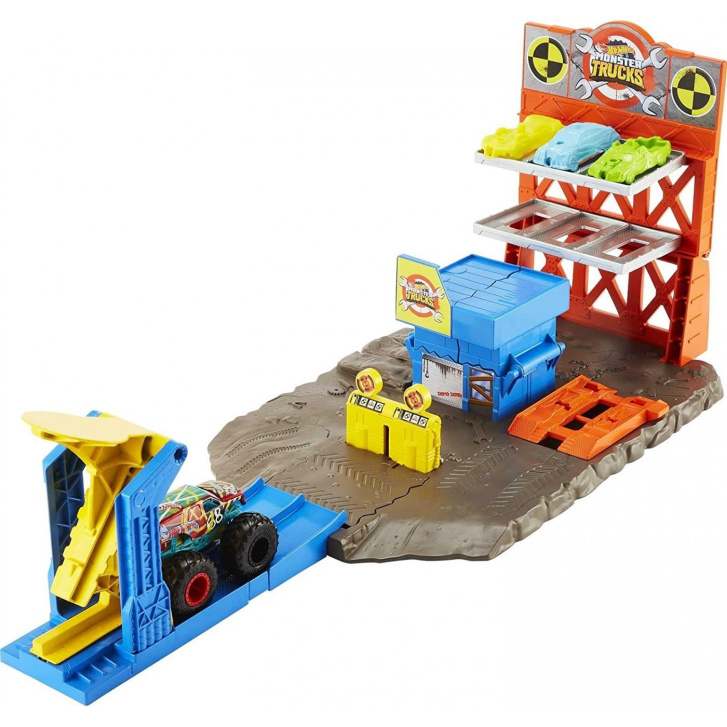 Hot Wheels – Vybuchujúca čerpacia stanica
