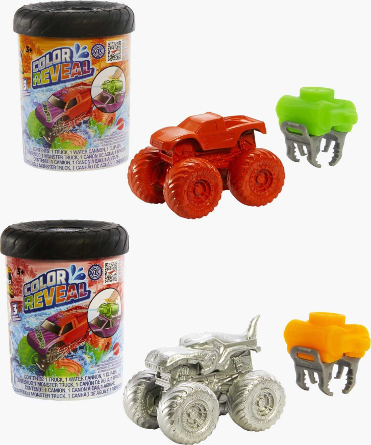 Hot Wheels - Monster Trucks Color Reveal