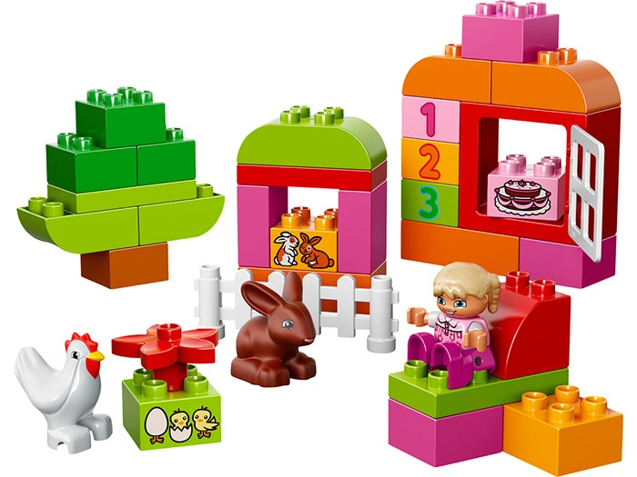 10571 LEGO DUPLO - Ružový box plný zábavy