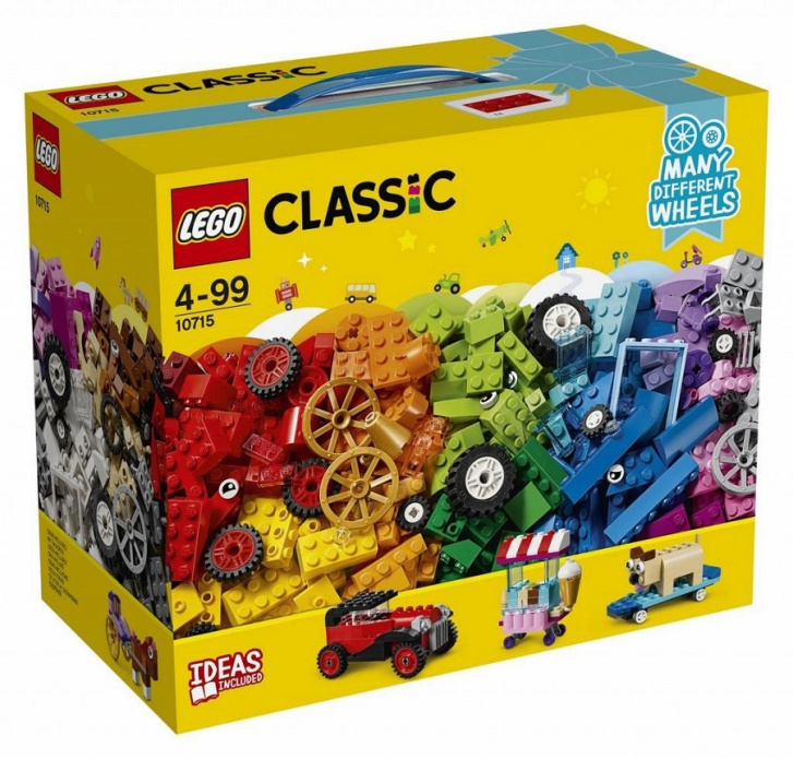 10715 LEGO CLASSIC - Kocky na kolieskach